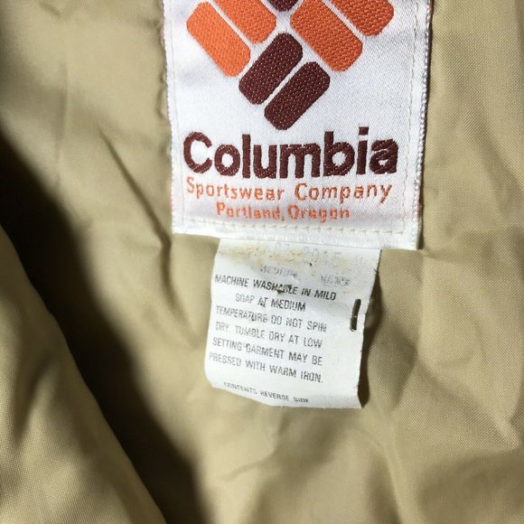 Vintage Columbia Ranger Parka Puffer Jacket Coat Mens Size Medium Full Zip Brown - Picture 6 of 12